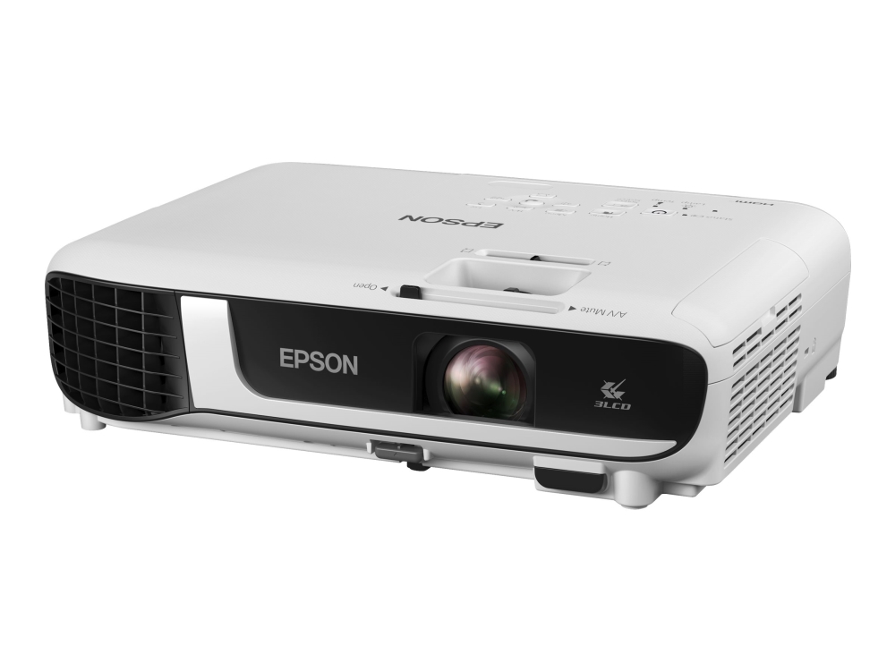 Hvid Epson W51 Lcd Projektor Bærbar 4000 4000 Farve Wxga 1280 800 : 720p V11h977040 - Epson Laptop  - 8715946680705