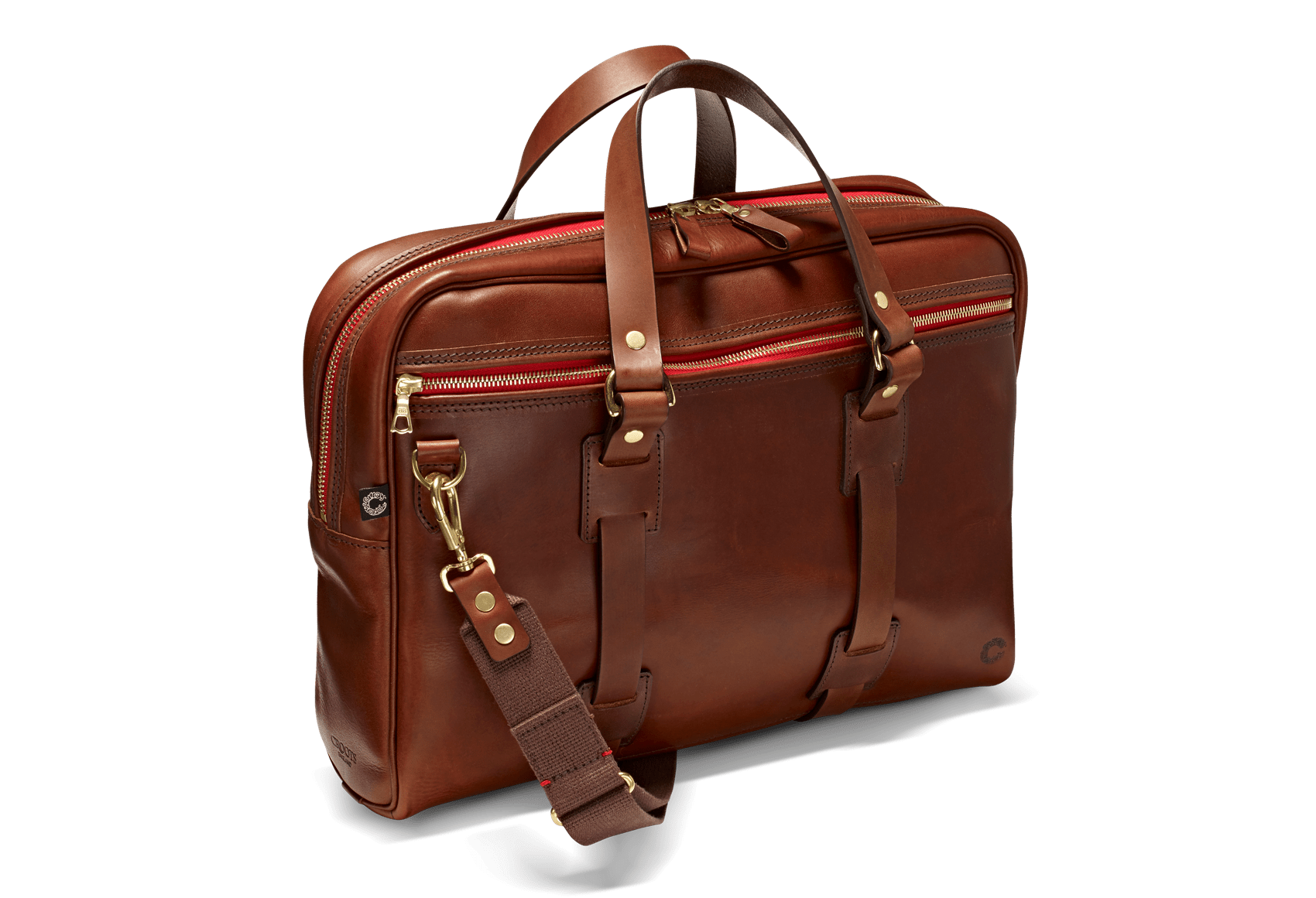 Croots Vintage Leather Laptop Bag Læder Port - Croots Laptop