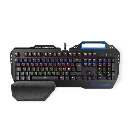 Nedis Kablet Gaming Tastatur Rgb Lys Mekaniske Nordisk Layout Sort Metaldesign - Nedis Gaming