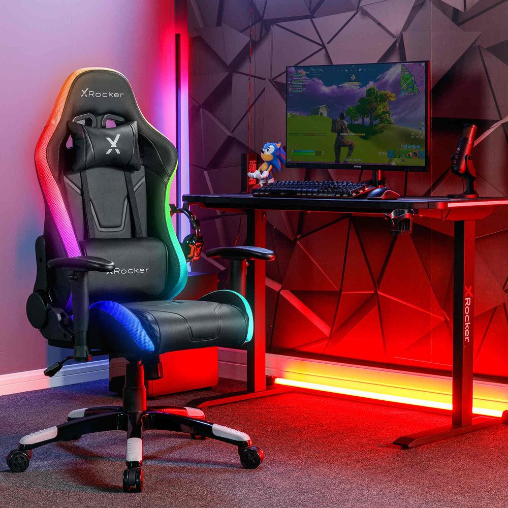 Xrocker Agility Junior Office Gaming Chair Rgb - Xrocker Gaming
