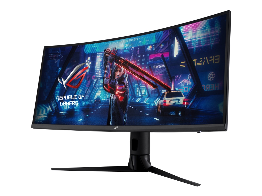 Asus Rog Strix Xg349c Led Skærm Gaming Kurvet 3440 1440 Uwqhd 144 Ips 400 M 1000: Displayhdr 400 Hdmi - Asus Gaming  - 4711081024064