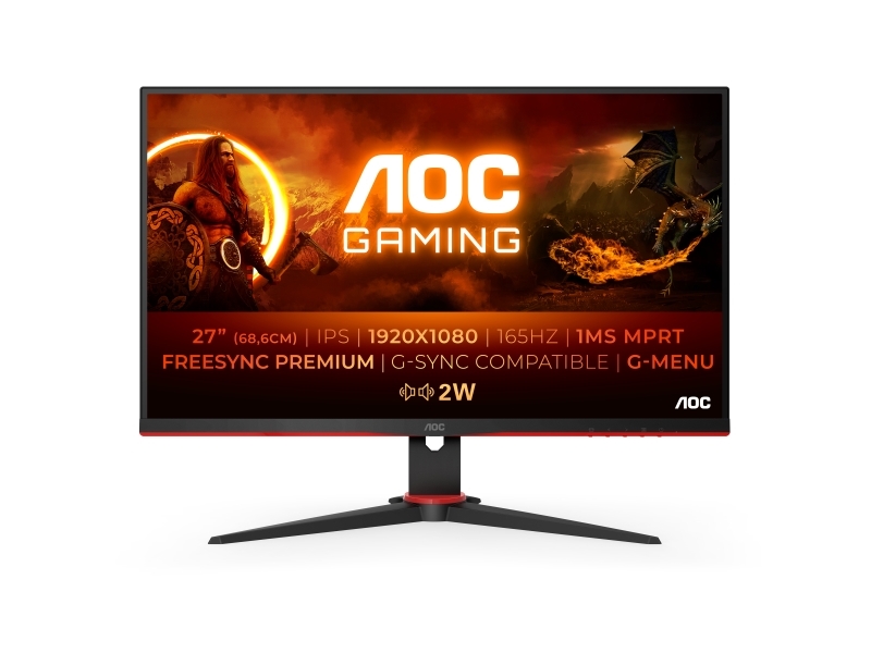 Aoc Gaming 27g2spae Tommer 165 Adaptive Sync Ips 2xhdmi Vga - Aoc Gaming  - 4038986180566