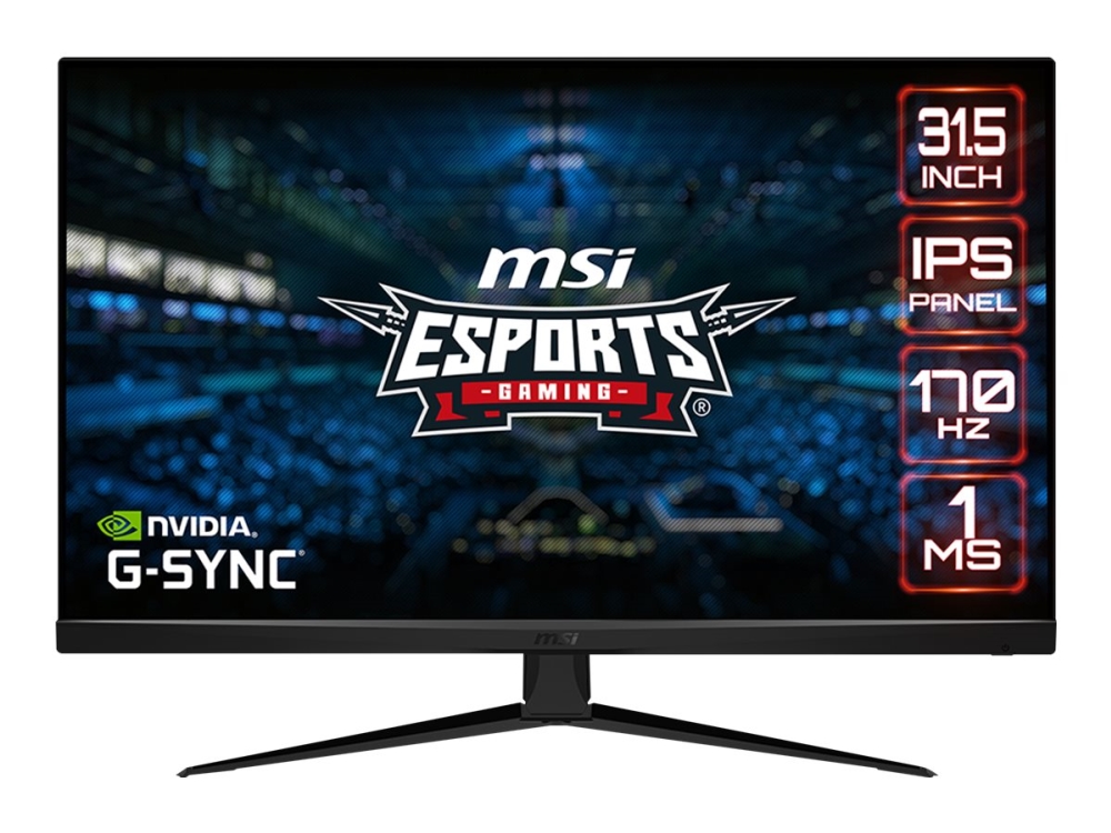Msi G321q Led Skærm Gaming 2560 1440 Wqhd 170 Ips 300 M 1200: 2xhdmi Displayport - Msi Gaming  - 4711377000208