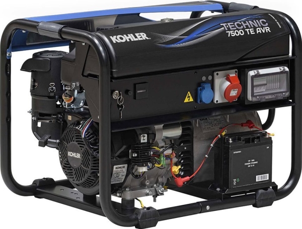 Sdmo Benzin Kohler Bærbar Elektrisk Generator Kohler Technic 7500 Avr - Kohler Portable Laptop  - 3499231003893