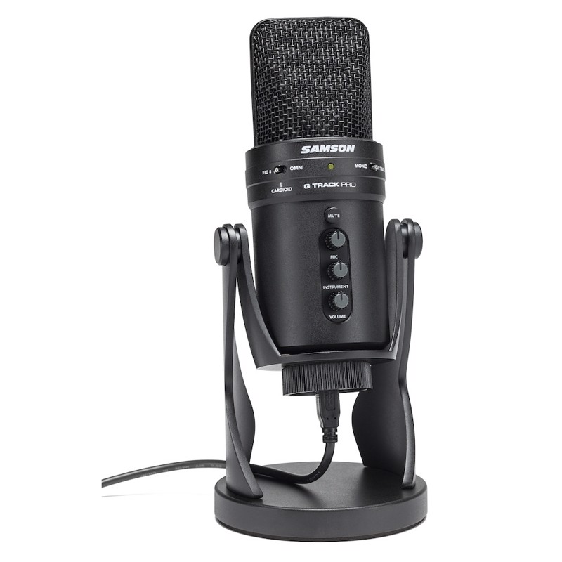 Samson Track Pro Professional Usb Microphone With Audio Interface - Samson Gaming  - 0809164020738