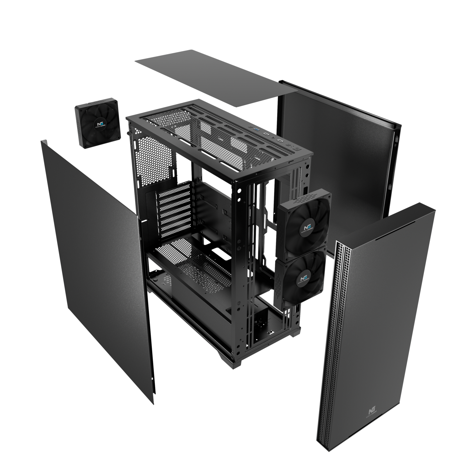 Nordic Gaming Mute Silent Atx Case - Nordic Gaming  - 5711802701945