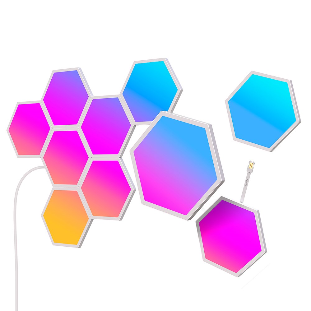 Hvid Govee Glide Hexa Light Panels Pak - Govee Gaming