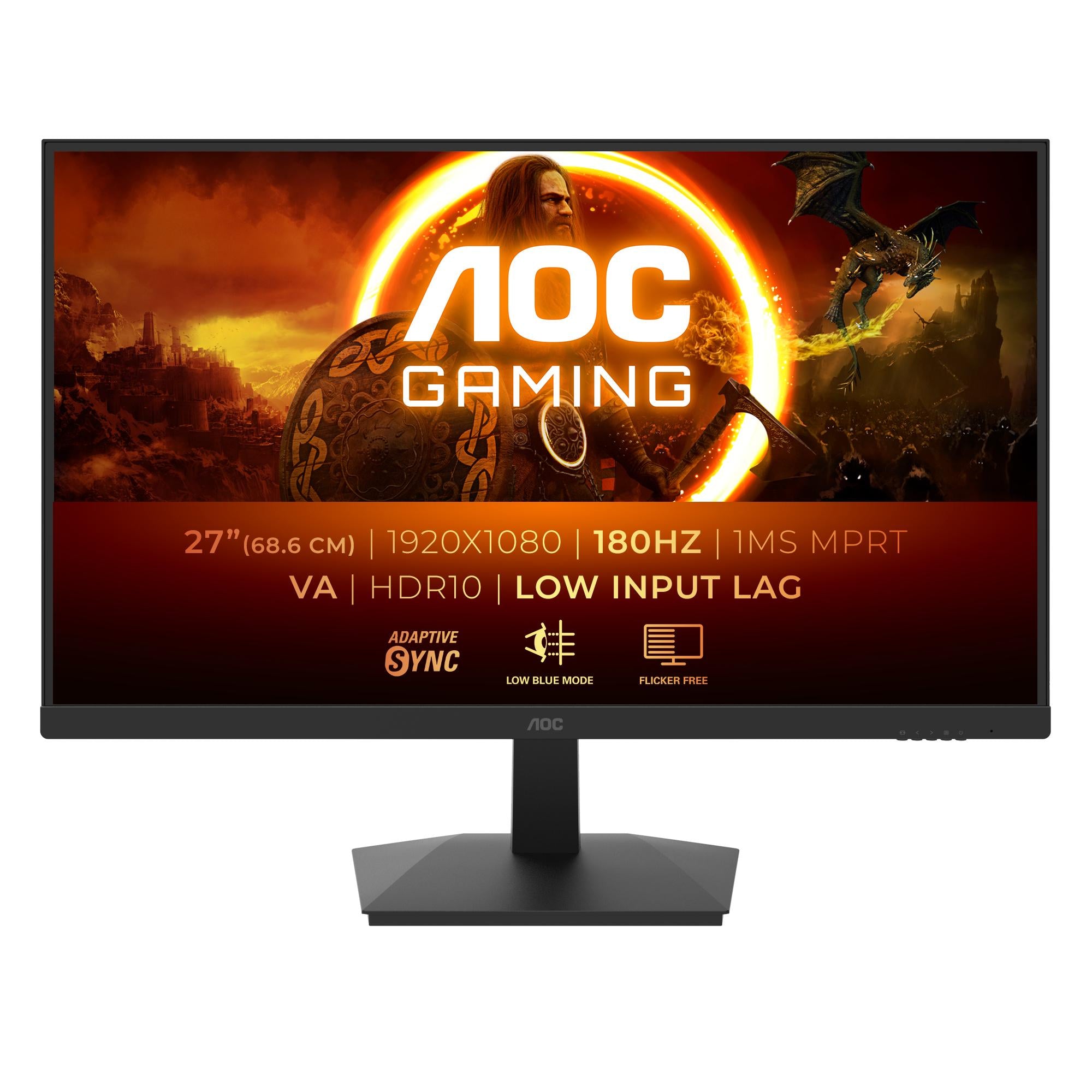 Aoc Gaming 27g15n2 Fhd Skærm 180hz - Aoc Gaming  - 4038986182294
