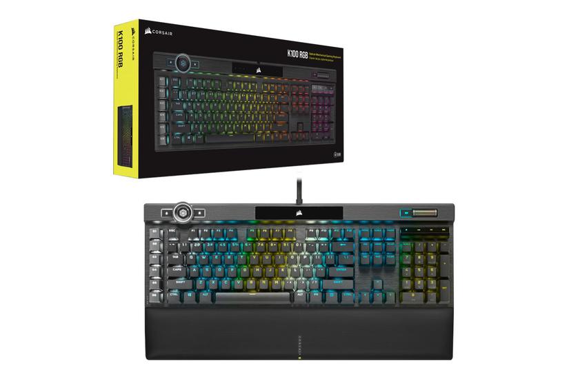 Corsair Gaming K100 Rgb Tastatur Nordisk Indgangsudstyr - Corsair Gaming  - 0840006624080