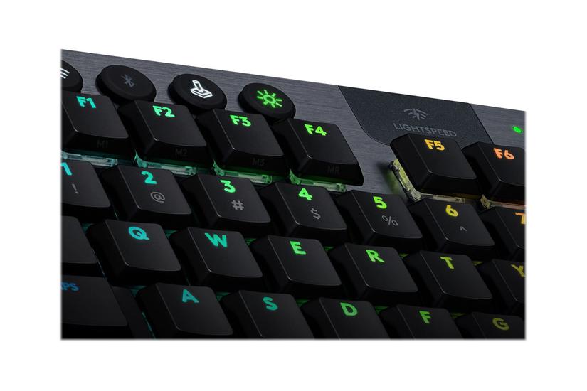 Sort Logitech Gaming G915 Tkl Tastatur Qwerty International Kul Indgangsudstyr - Logitech Gaming  - 5099206088825