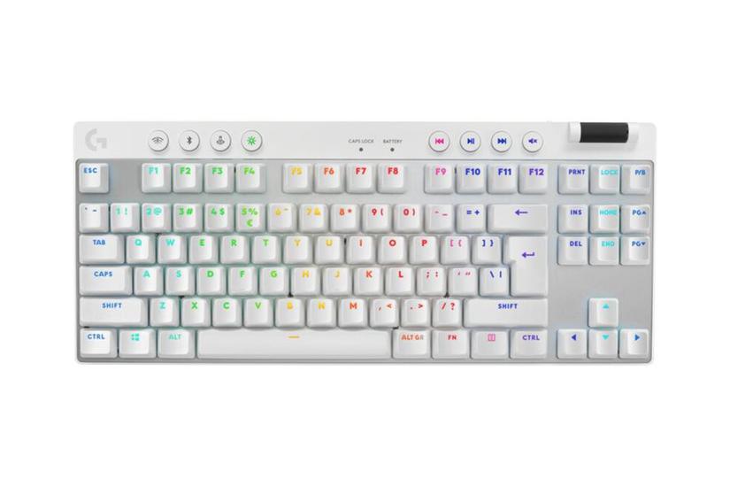 Hvid Logitech Pro Tkl Tastatur Gaming Qwerty International Indgangsudstyr - Logitech Gaming  - 5099206113343