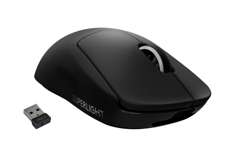 Sort Logitech Pro Superlight Wireless Gaming Mouse Mus Ghz - Logitech Gaming  - 5099206090453