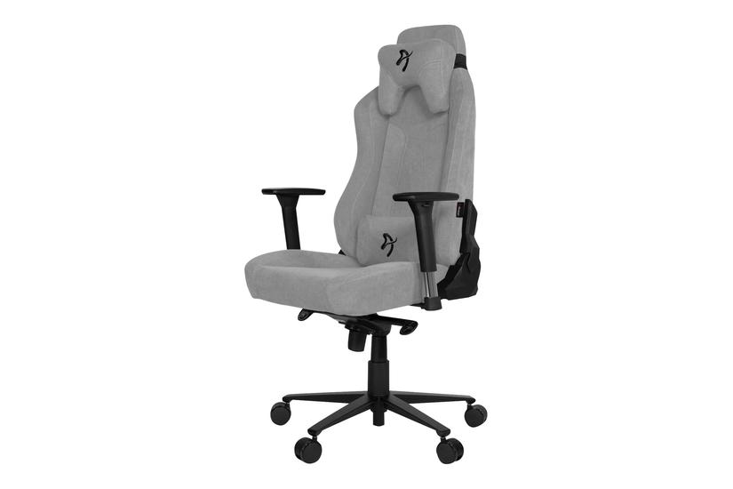 Sort Arozzi Vernazza Soft Fabric Gaming Stol Lysegrå - Arozzi Gaming  - 769498680018