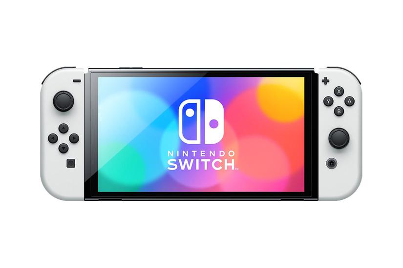 Hvid Nintendo Switch Oled Spilkonsol - Nintendo Gaming  - 0045496453435