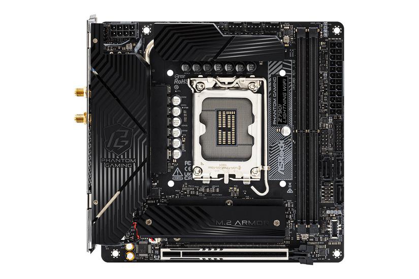 Asrock Phantom Gaming Z790i Lightning Wifi Bundkort Mini Itx Lga1700 Sokkel Z790 - Asrock Gaming  - 4710483946660