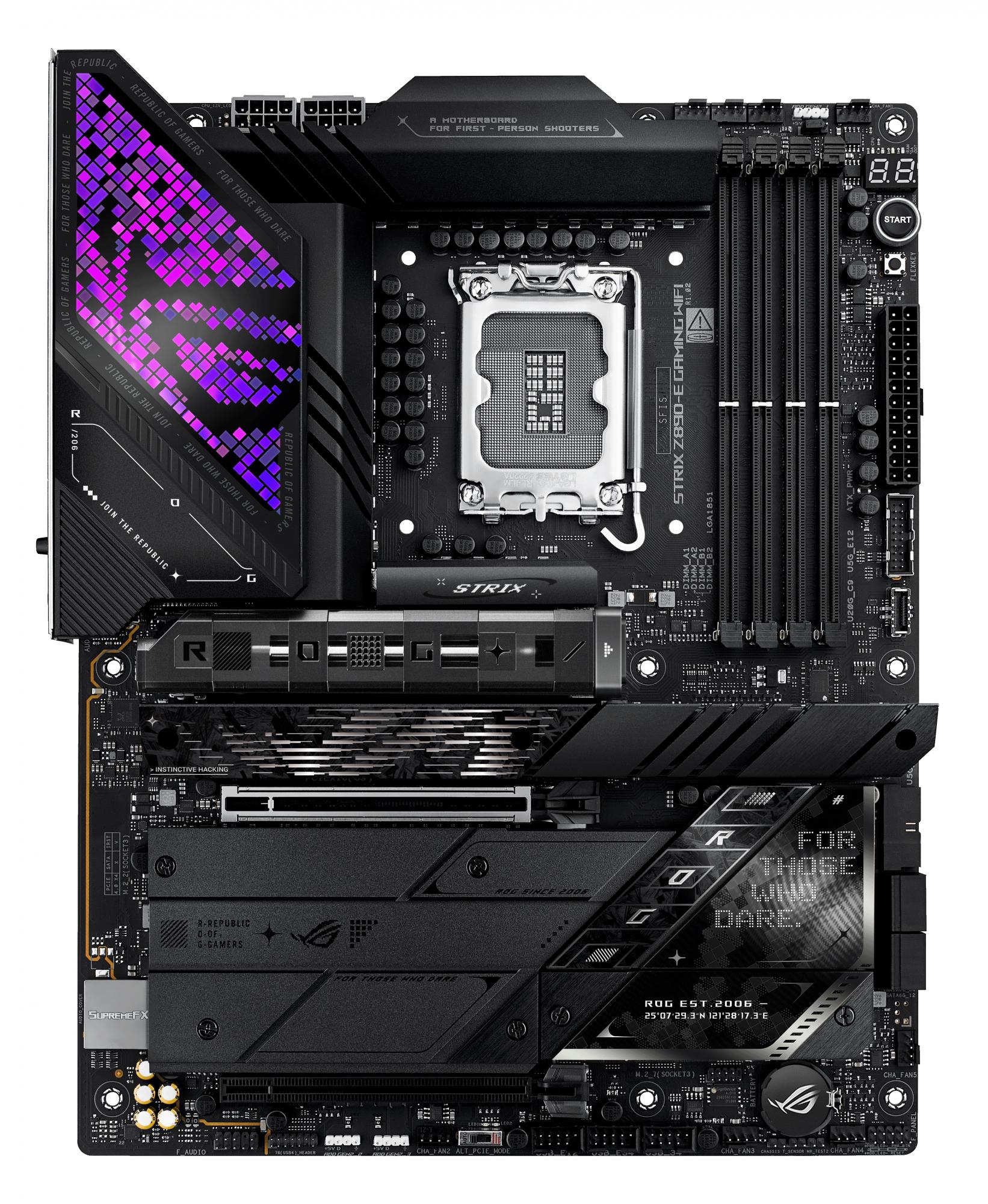 Asus Rog Strix Z890 Gaming Wifi Atx Lga1851 Sokkel Intel Z890 - Gaming  - 4711387756133