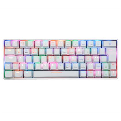 Hvid Fourze Gk60 Wireless Keyboard White - Fourze Gaming  - 5713552005021