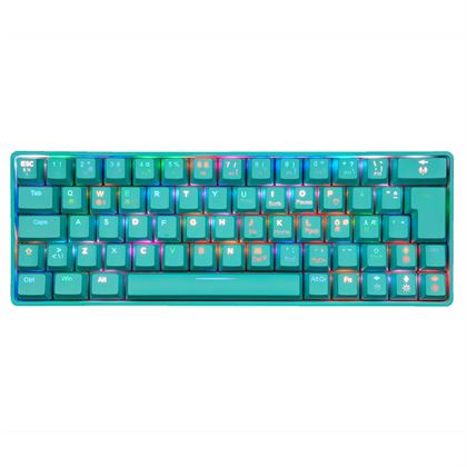 Fourze Gk60 Wireless Keyboard Blue - Fourze Gaming  - 5713552005038
