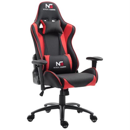 Nordic Gaming Racer Gamer Stol Rød - Nordic Gaming Gaming  - 5710598022869
