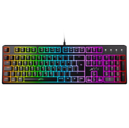 Sort Xtrfy Rgb Mechanical Gaming Keyboard Black - Xtrfy Gaming