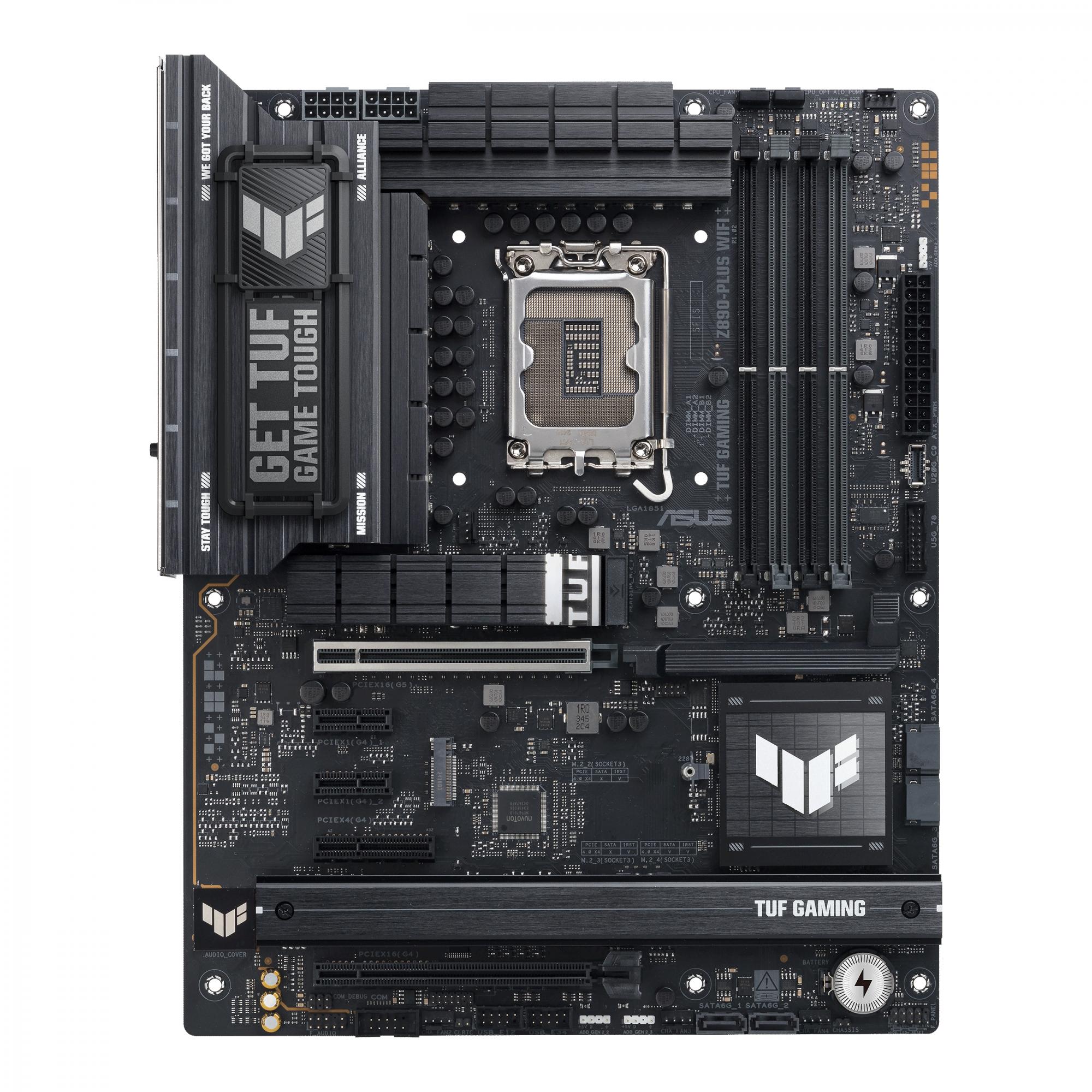 Asus Tuf Gaming Z890 Plus Wifi Atx Lga1851 Sokkel Intel Z890 - Gaming  - 4711387763926