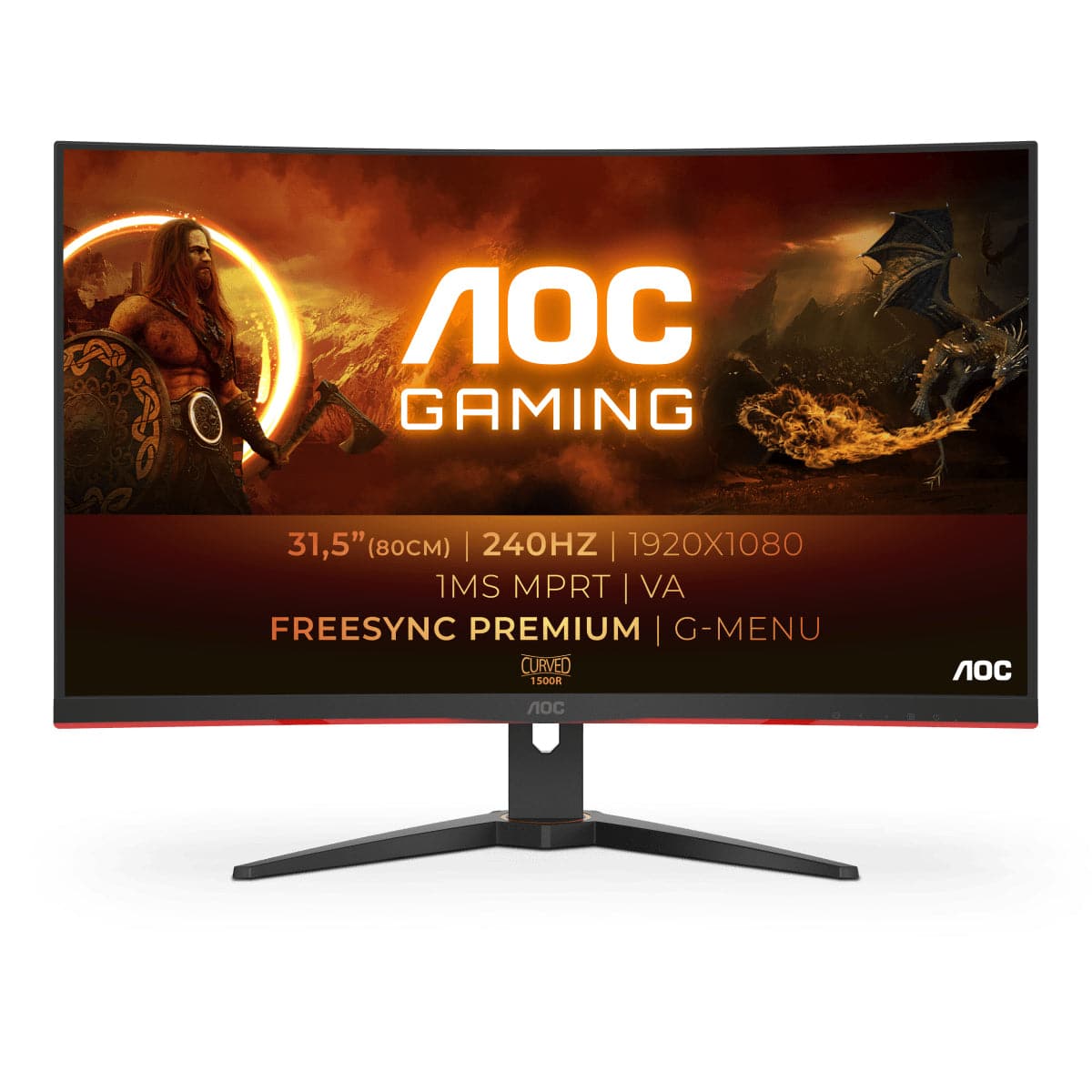 Aoc Gaming C32g2ze 1920 1080 Hdmi Displayport 240hz - Aoc Gaming  - 4038986117395