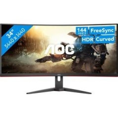 Aoc Gaming Cu34g2xe 3440 1440 Ultrawide Hdmi Displayport 144hz - Aoc Gaming  - 4038986111348