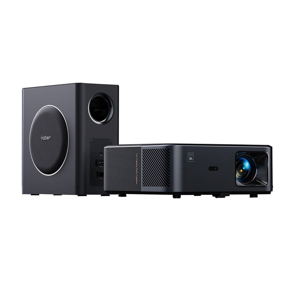 Sort Yaber K2s Pro Full Bærbar Projektor Med Subwoofer - Yaber Laptop