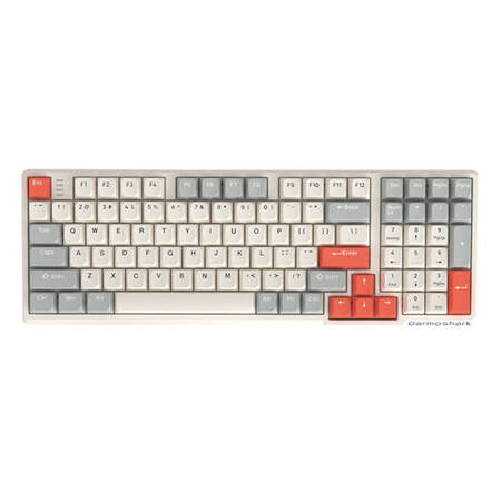 Hvid Darmoshark Pro Switch Wireless Gaming Keyboard White - Darmoshark Gaming  - 6953460502147