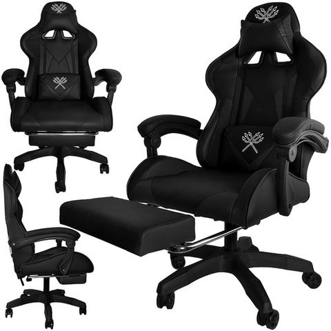 Sort Gaming Stole Komfortabel Justerbar Til Spil Arbejde - Dunmoon Gaming  - 5904665711118