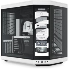 Hvid Hyte Y70 Touch Tårn Udvidet Atx Ingen Strømforsyning Sort - Hyte Gaming  - 1220000350618