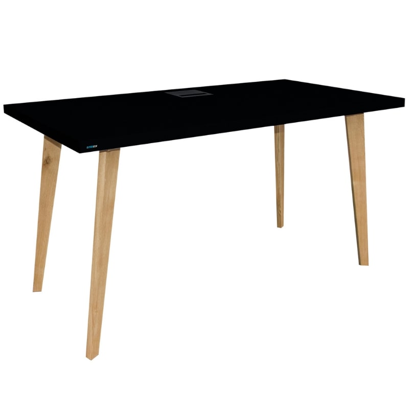 Sort Gaming Skrivebord Med Led Lys 132x65x73 - Andre Mærker Gaming