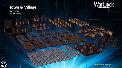 Warlock Tiles: Town & Village - Gaming  - 0634482165065