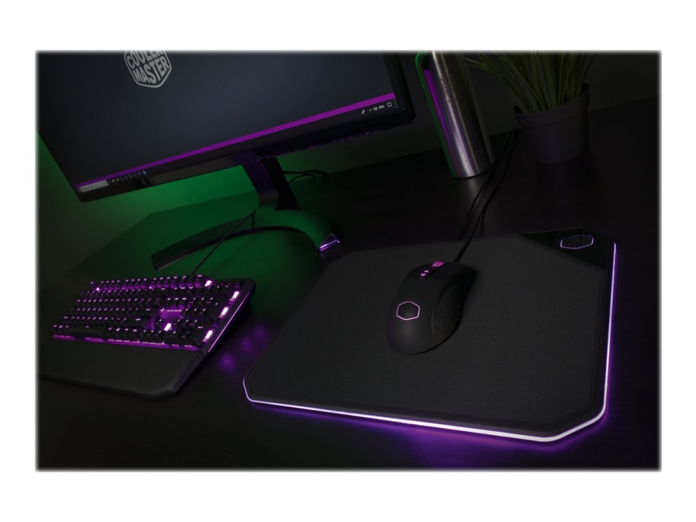 Sort Cooler Master Masteraccessory Mp860 Musemåtte Med Lys - Cooler Master Gaming  - 4719512069127