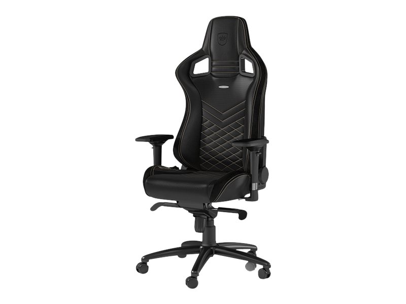 Noblechairs Epic Gaming Stol Sort Guld - Noblechairs Gaming  - 4250144800264
