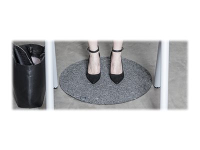 Matting Standup Gulvmåtte Rund Grå - Matting Gaming  - 7392489818928
