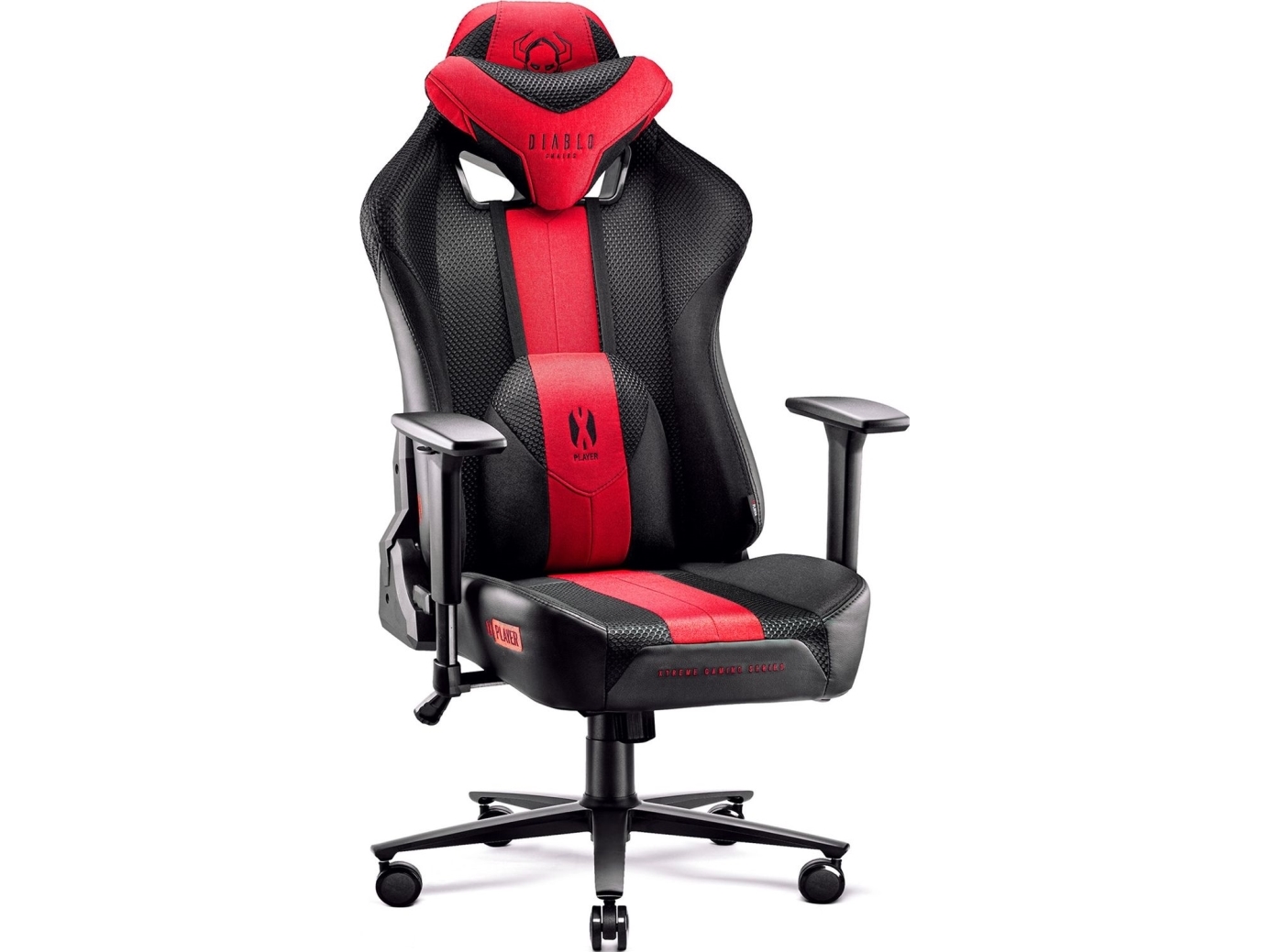 Diablo Chairs Diablo Player Gaming Stuhl King Size Schwarz Rot Player - Diablo Chairs Gaming  - 5902560337181