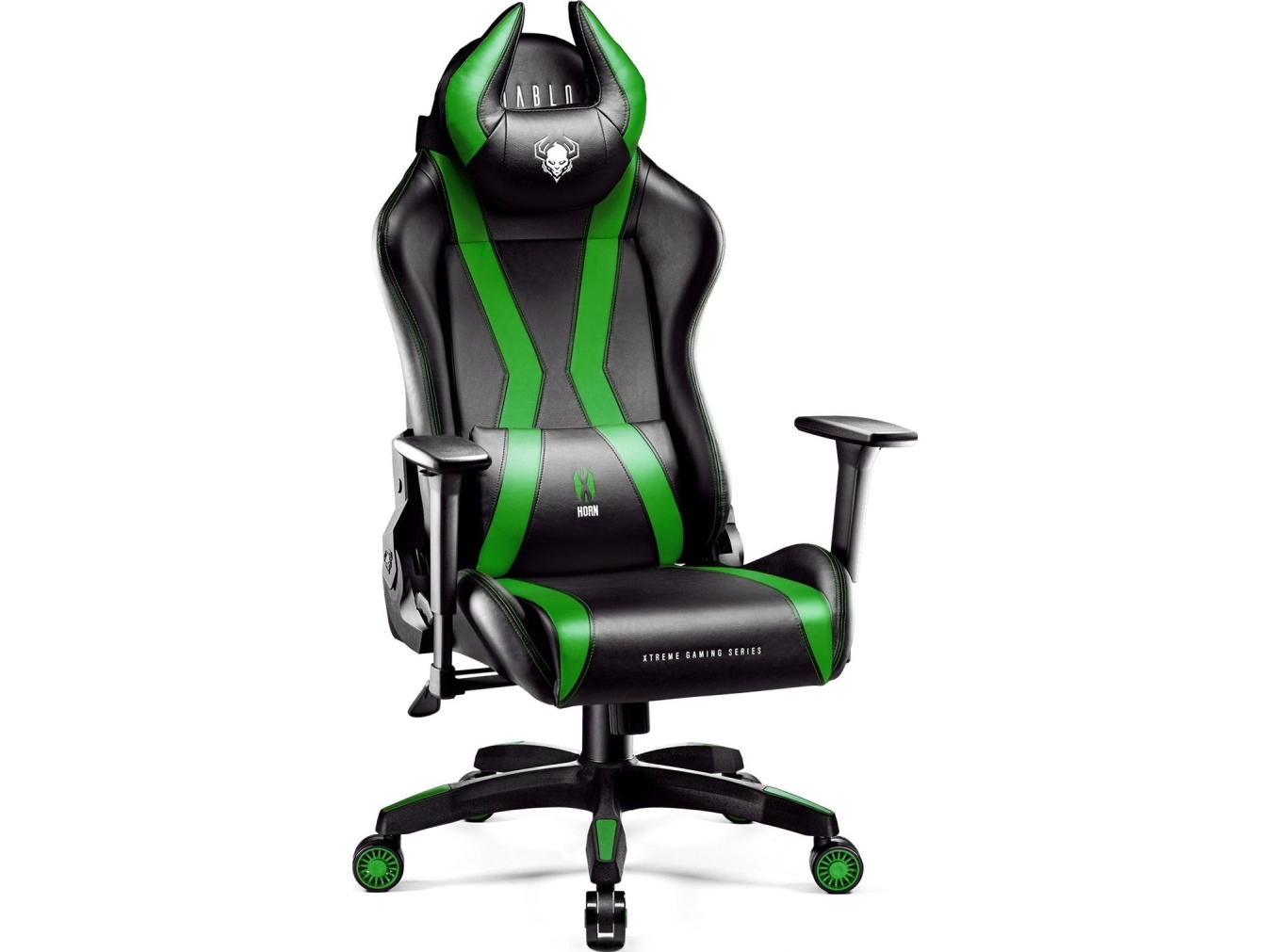 Diablo Horn Normal Size Zielony - Diablo Chairs Gaming  - 5902560337020