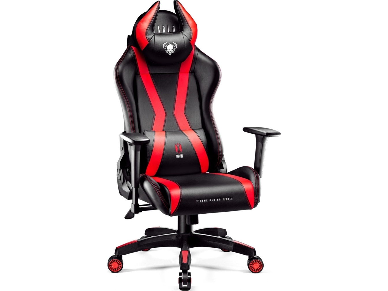 Diablo Horn Børn Størrelse Rød - Diablo Chairs Gaming  - 5902560336894