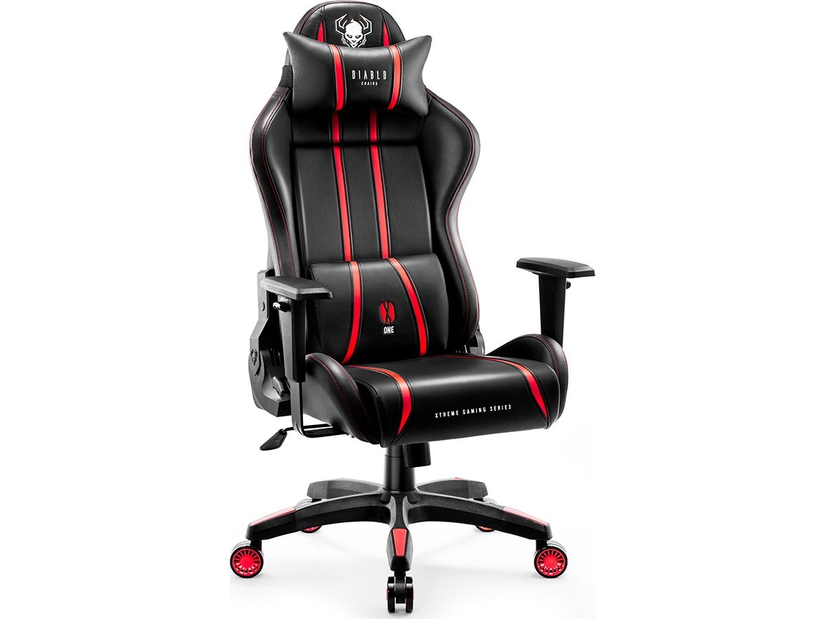 Diablo Chairs Diablo One Gaming Stuhl Normal Schwarz Rot Oneczczer20n - Diablo Chairs Gaming  - 5902560337051