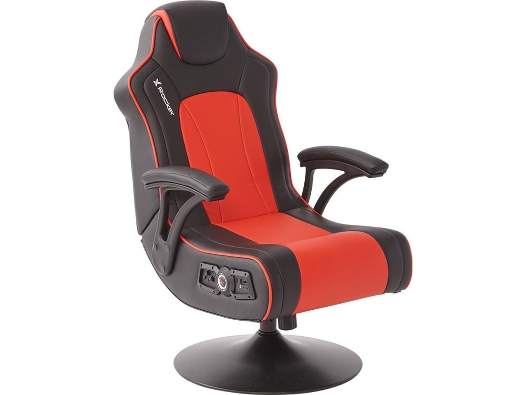 Rocker Torque Gaming Sessel Mit Wireless Audiosystem Und Vibrationsmotor Schwarz Rot - X Rocker Gaming  - 094338511536