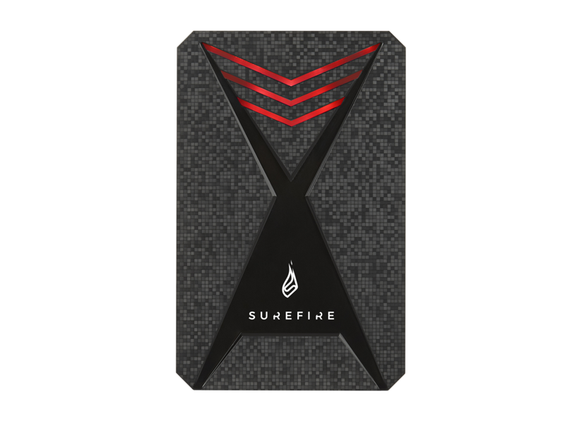 Sort Surefire Gaming Gx3 Harddisk Sdd Ekstern Usb Gen - Surefire Gaming  - 0023942536840