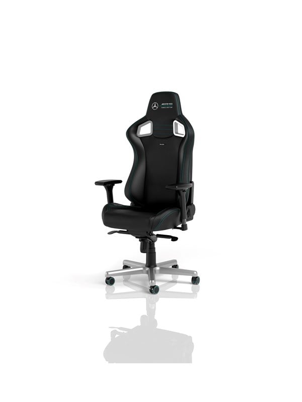 Noblechairs Epic Gaming Chair Mercedes Motorsport 2021 Edition Gamer Stol Læder Til 120 - Noblechairs Gaming  - 4251442504021