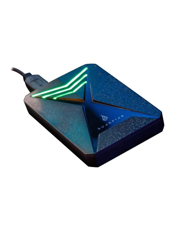 Sort Verbatim Surefire Gx3 Gaming 1tb Ekstern Harddisk - Verbatim Gaming  - 0023942536819