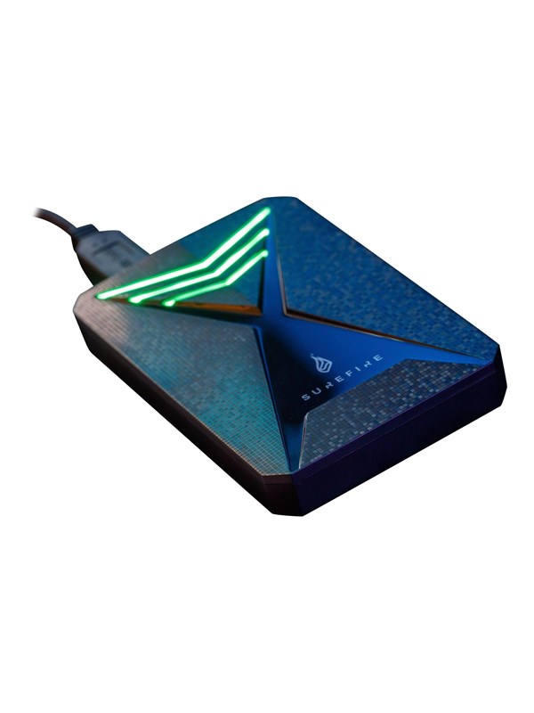 Sort Verbatim Surefire Gx3 Gaming 2tb Ekstern Harddisk - Verbatim Gaming  - 0023942536826