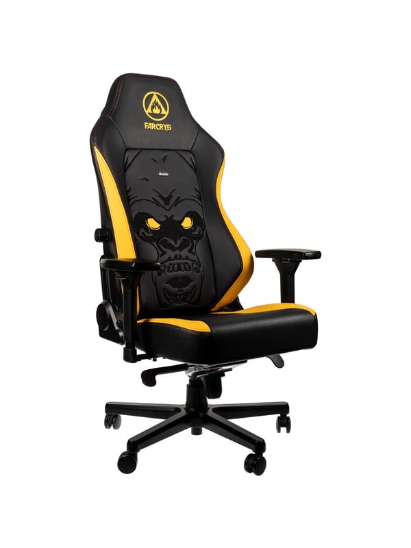 Sort Noblechairs Hero Gaming Chair Far Cry Special Edition Gamer Stol Gul Læder Til 150 - Noblechairs Gaming  - 4251442507268