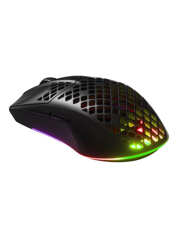 Sort Steelseries Aerox Wireless 2022 Onyx Gaming Mus Optisk Knapper - Steelseries Gaming  - 5707119047562