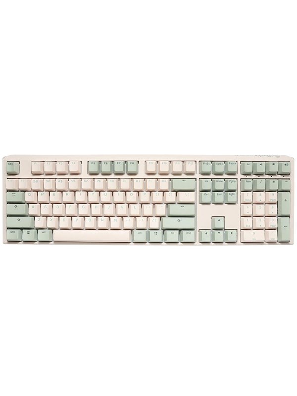 Hvid Ducky One Matcha Blue Gaming Tastatur Nordisk - Ducky Gaming  - 4710578303309