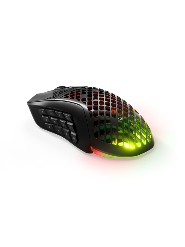Sort Steelseries Aerox Wireless Gaming Mouse Gaming Mus Optisk Knapper - Steelseries Gaming  - 5707119046435
