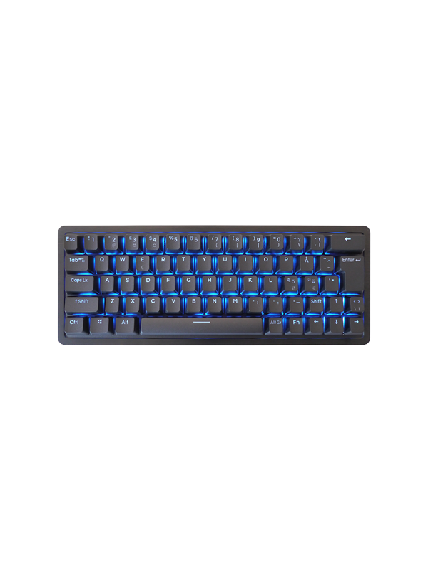 Sort Mountain Everest Linear Speed Gaming Tastatur Nordisk - Mountain Gaming  - 8720254077598